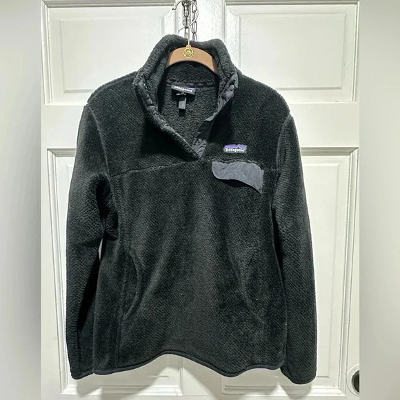 Patagonia Worn Wear Re-Tool Jacket Black Size M EUC - Picture 3 of 8
